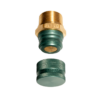 Green oil drain plug